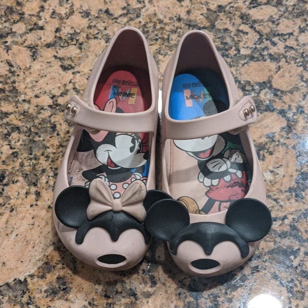 Mini Melissa girls Disney Minnie shoes